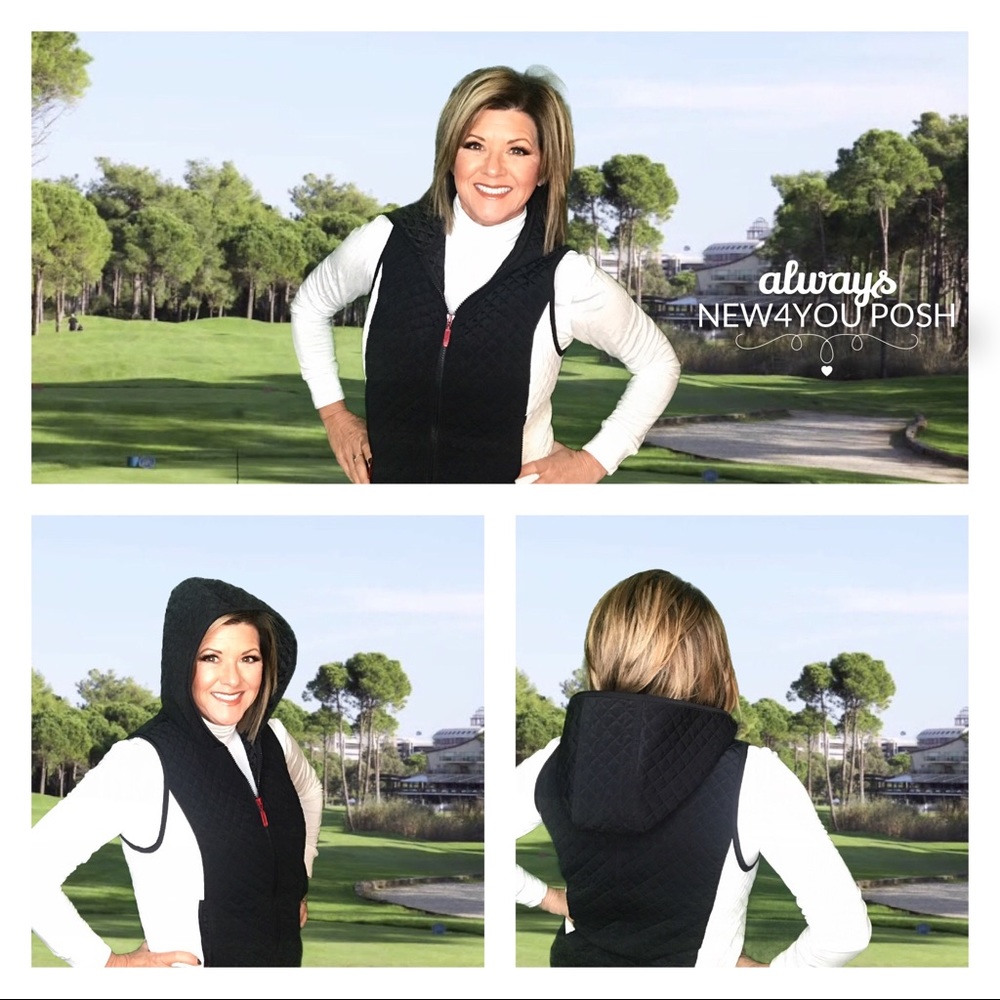 Quilted Hooded Vest